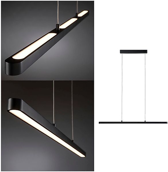 Paulmann LED Pendelleuchte Lento, LED fest günstig online kaufen