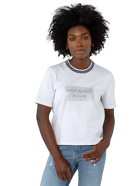 Gio Milano Sweatshirt G30-1102 Kurzarm mit Strassapplikationen aufwendige S günstig online kaufen