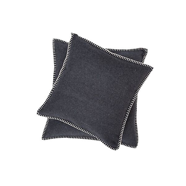 DAVID FUSSENEGGER Kissenbezug Kissenhülle Sylt 'Uni', Flanell günstig online kaufen