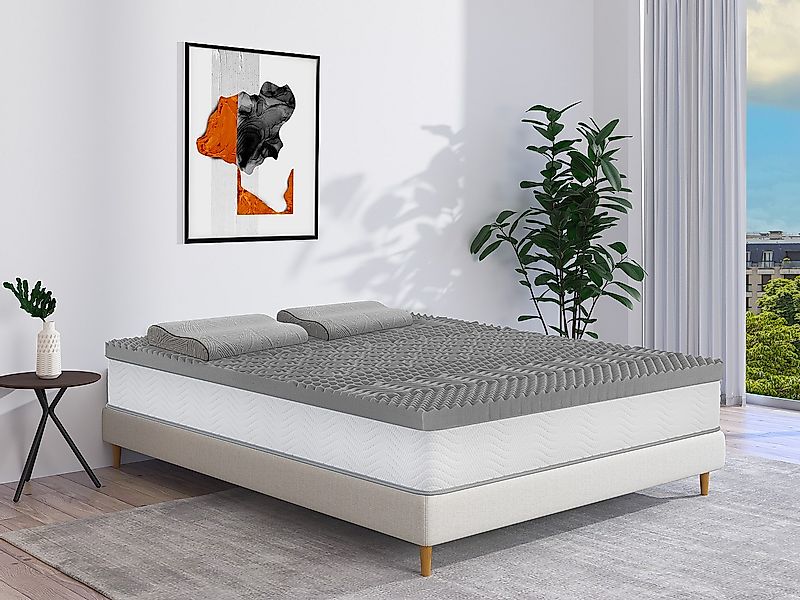 Ergonomisches Kopfkissen fest - Memory Schaum - Mit abnehmbarem Bezug - 38 günstig online kaufen