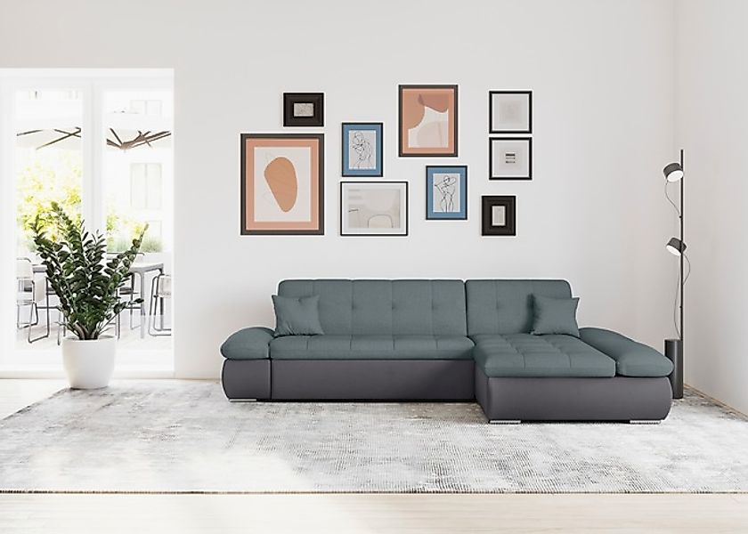 DOMO collection Ecksofa »Moric, L-Form, XXL-Sofa - Breite 300cm«, wahlweise günstig online kaufen