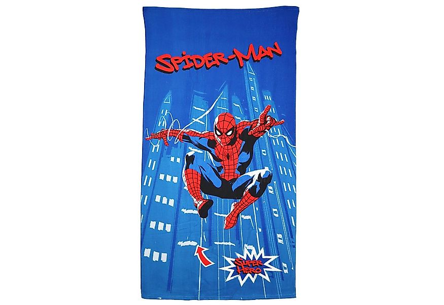 MARVEL Strandtuch Marvel Spiderman Mikrofaser Badetuch XL 70x140 cm günstig online kaufen