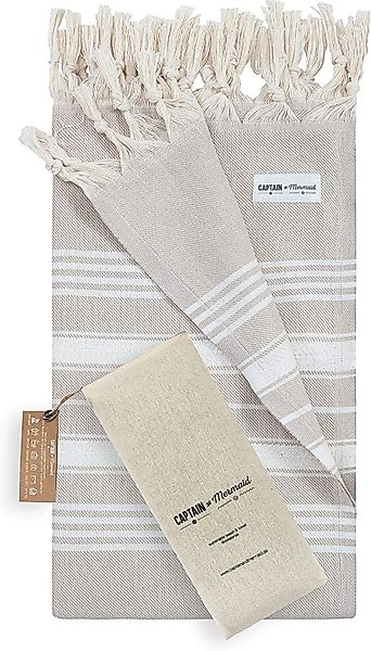 CAPTAIN and Mermaid Strandtuch Captain&Mermaid Premium günstig online kaufen
