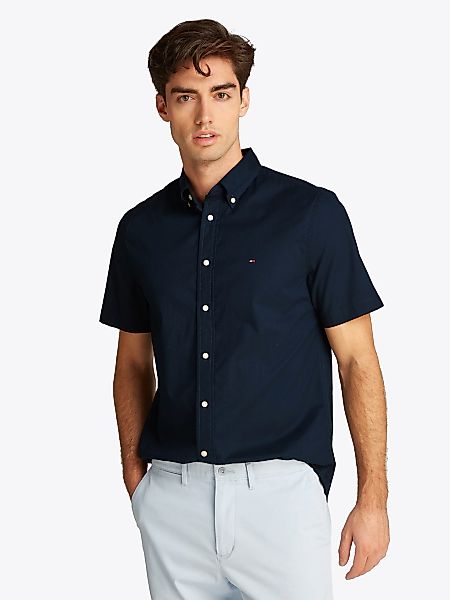 Tommy Hilfiger Kurzarmhemd FLEX POPLIN SOLID günstig online kaufen