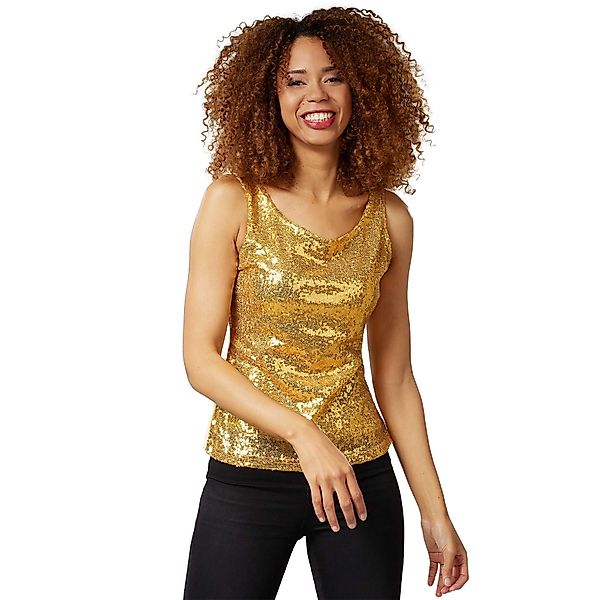 dressforfun T-Shirt Pailletten-Träger-Top günstig online kaufen