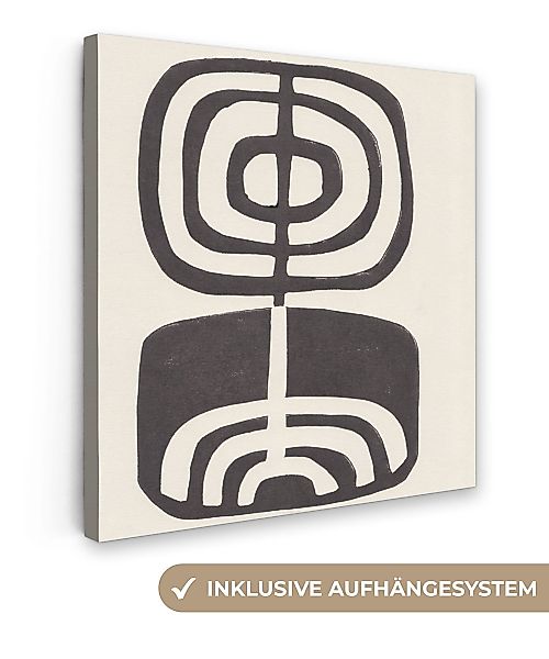 OneMillionCanvasses® Leinwandbild Abstrakt - Schwarz - günstig online kaufen