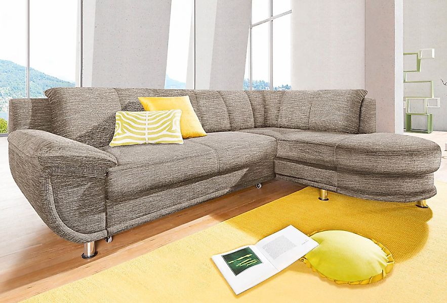 TRENDMANUFAKTUR Ecksofa "Rondo, zeitlos und elegant, bequem, L-Form", wahlw günstig online kaufen