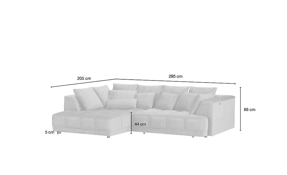 switch Ecksofa  Tiga ¦ beige ¦ Maße (cm): B: 285 H: 88 T: 205.0 Polstermöbe günstig online kaufen