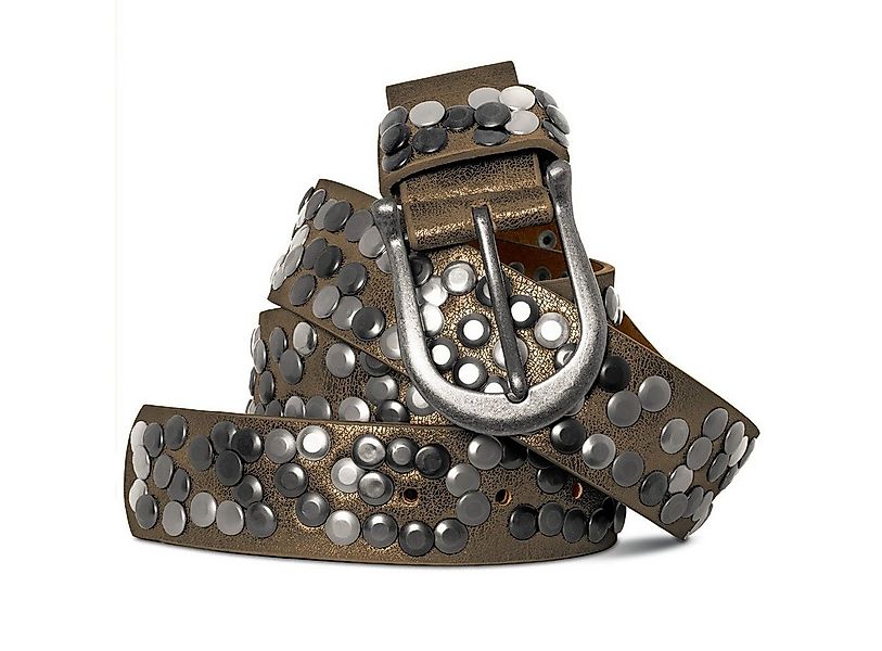 Caspar Nietengürtel GU223 Damen Vintage Gürtel günstig online kaufen