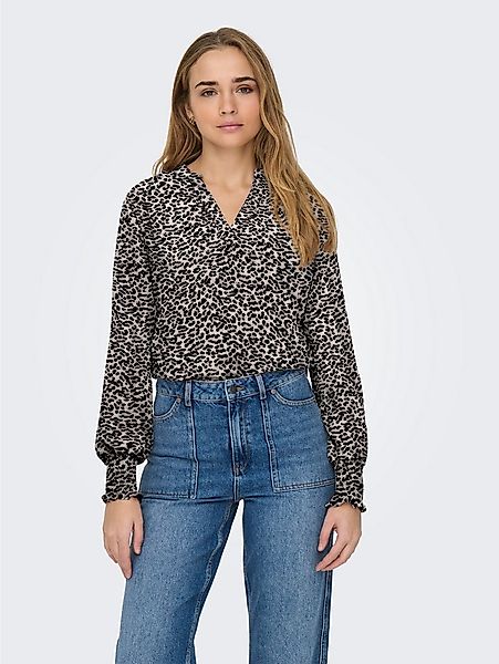 ONLY Blusenshirt ONLMETTE V-NECK LS SMOCK TOP NOOS WVN günstig online kaufen