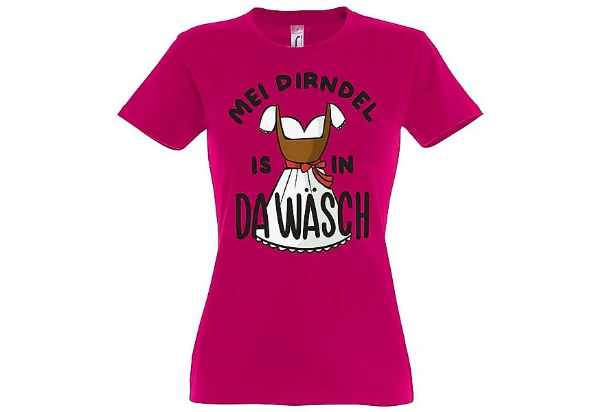 Youth Designz Print-Shirt MEI DIRNDEL IS IN DA WÄSCH Damen T-Shirt mit Fun- günstig online kaufen