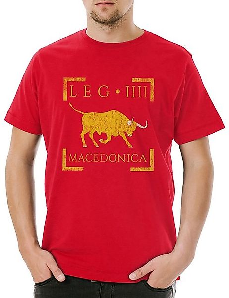 Urban Backwoods Print-Shirt Legio IIII Macedonica Herren T-Shirt Rom Rome R günstig online kaufen