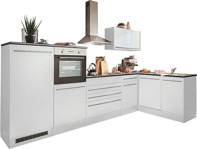 BASIC by Balculina Winkelküche "Jazz" Stellbreite 320/175 cm, wahlweise mit günstig online kaufen