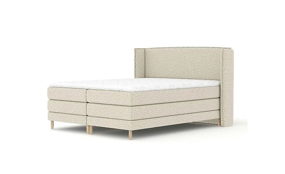 Boxspringbett   ¦ beige ¦ Maße (cm): B: 158 H: 117 Betten > Komfortbetten - günstig online kaufen