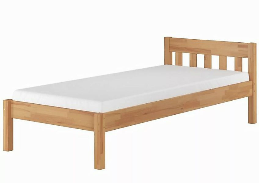 ERST-HOLZ Bett Einzelbett Futonbett Bettrahmen Buche lackiert massiv 90x200 günstig online kaufen