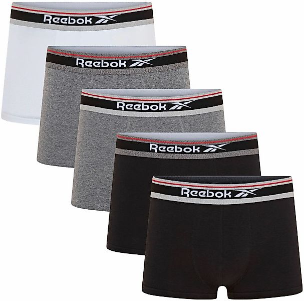 Reebok Boxer "JAY", basic, bequem, weich, mit Logo, breiter Bund, Baumwollm günstig online kaufen
