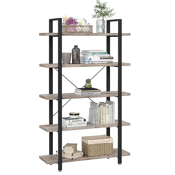 VASAGLE Bücherregal Standregal, mit 4/5 Ebenen, günstig online kaufen