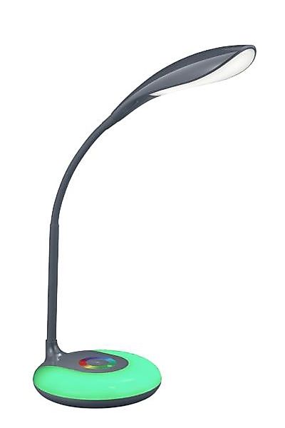 LED-Tischleuchte KRAIT 3 5W von REALITY Leuchten R52781242 Grau / Grün günstig online kaufen