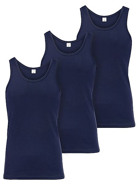 Ladeheid Unterhemd Tanktop Herren Baumwolle Set 3 Stück LA40-258 (Set, 3er- günstig online kaufen