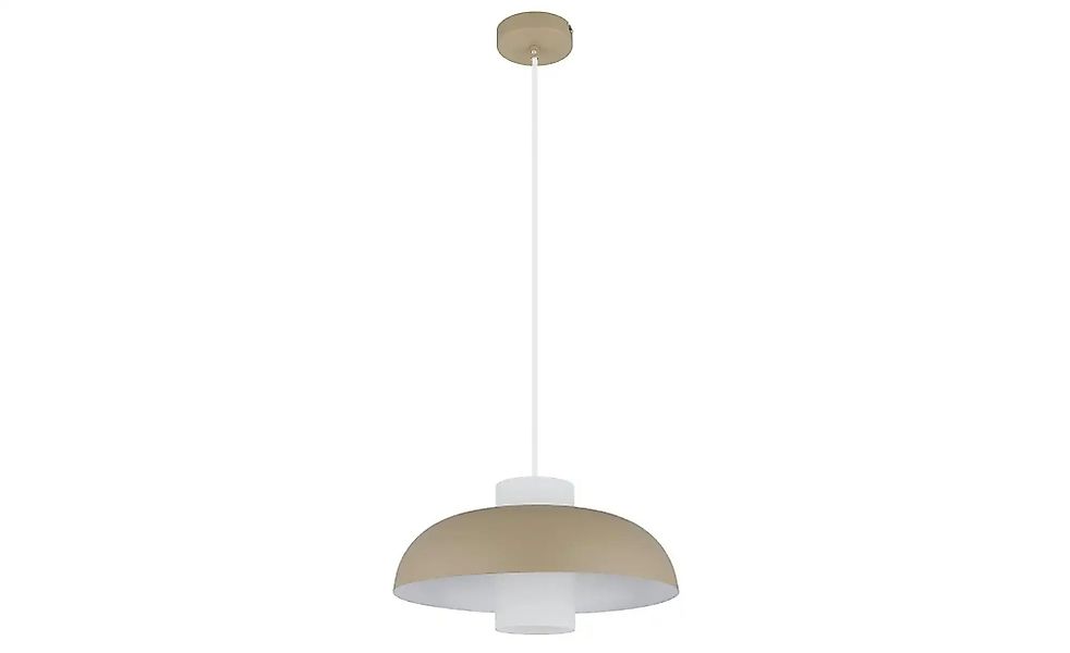 Pendellampe Lowe, sandfarben matt, Ø 38 cm, Metall günstig online kaufen