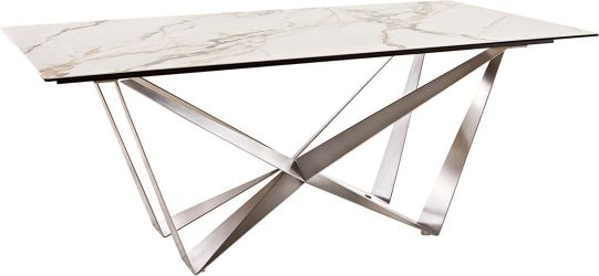 DELIFE Esstisch Edge, Keramik Calacatta Luxe günstig online kaufen