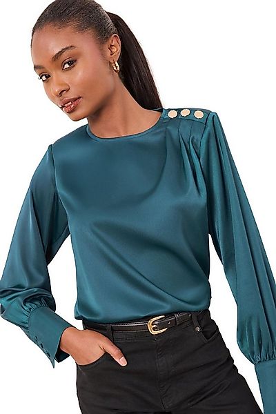LIPSY Satinbluse Lipsy Satin-Bluse mit Schulterdetail, Regular (1-tlg) günstig online kaufen