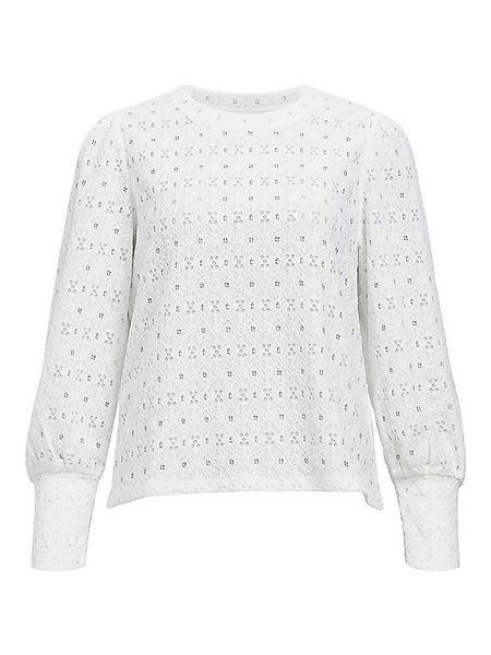 Object Langarmshirt Laila (1-tlg) Lochmuster günstig online kaufen
