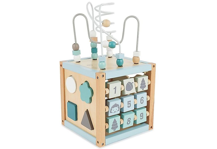 BIECO Motorikschleife Motorikwürfel Motorikschleife Lernspielzeug Holz Würf günstig online kaufen