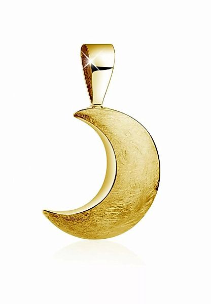 Nenalina Kettenanhänger "Halbmond Moon Astro Basic Trend 925 Silber" günstig online kaufen