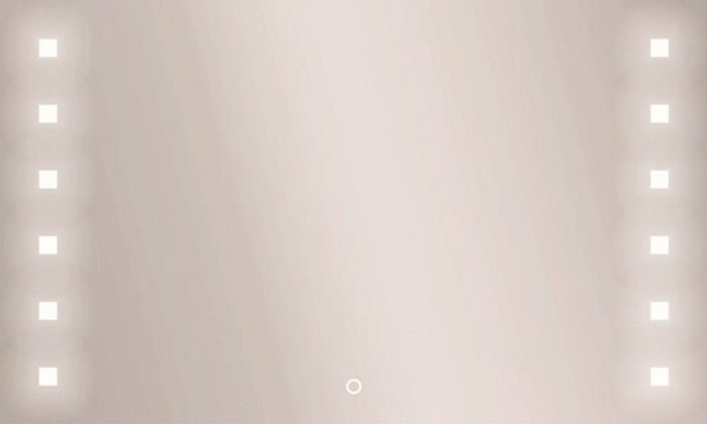 Kristall-Form LED-Leuchtspiegel Capella III 90 cm x 60 cm Rechteckig günstig online kaufen