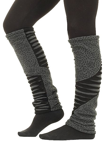 PUREWONDER Beinstulpen Auffällige Beinstulpen aus Jersey und Fleece mit Mus günstig online kaufen