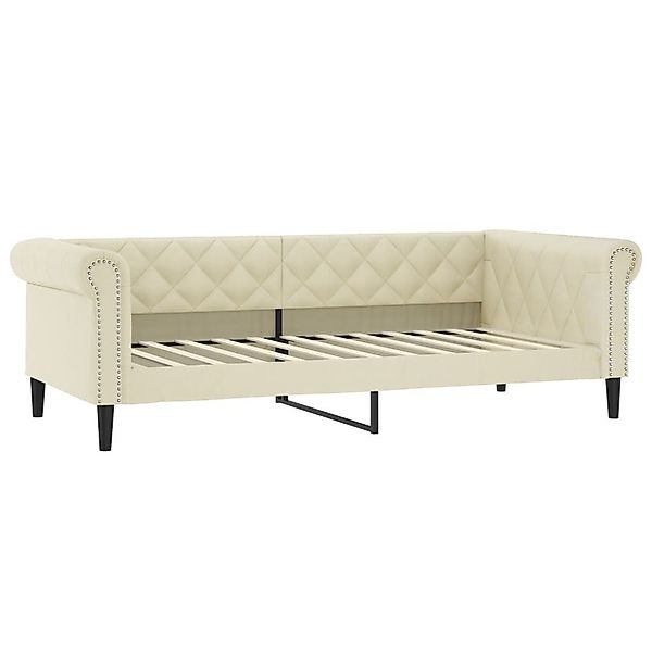 vidaXL Bett Tagesbett Creme 100x200 cm günstig online kaufen