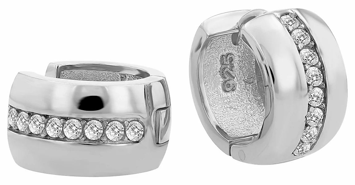 Adelia´s Paar Creolen "Damen Ohrringe – Creole aus 925 Silber" Ideal als Ge günstig online kaufen