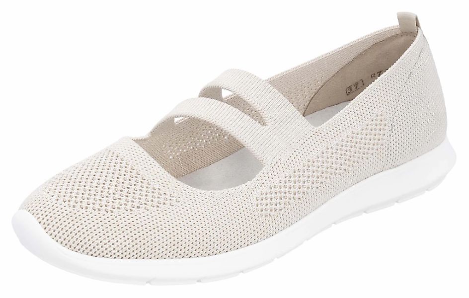 Remonte Riemchenballerina, Halbschuh, Freizeitschuh, Komfortschuh mit herau günstig online kaufen