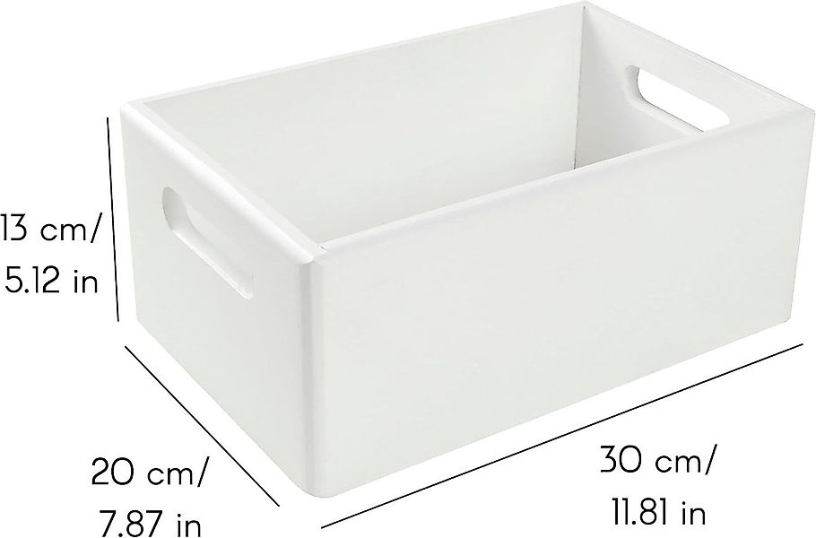 Creative Deco Holzkiste Obstkiste Korb 30x20x13cm günstig online kaufen