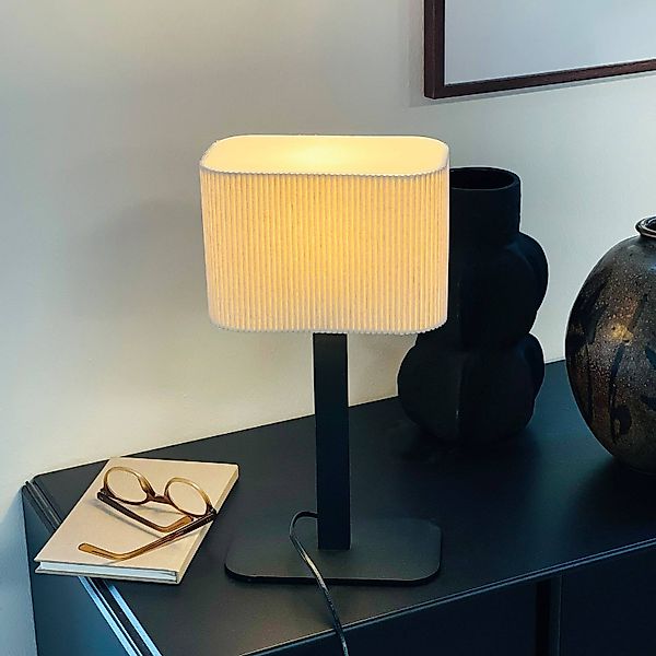 Dyberg Larsen Tischlampe Calix, naturweiß, Höhe 39 cm günstig online kaufen