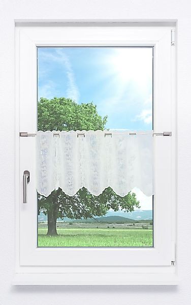 LYSEL® Scheibengardine Belmira, (1 St), transparent, günstig online kaufen