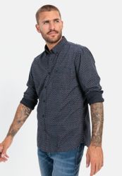 camel active Langarmhemd mit Minimal-Print Langarm günstig online kaufen