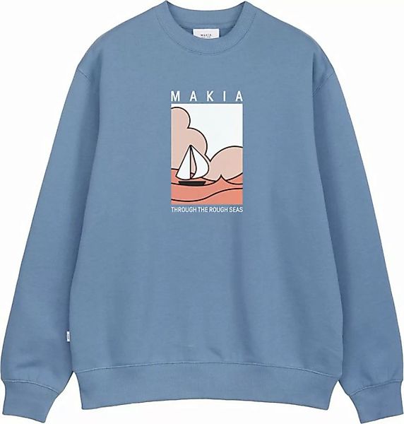 MAKIA Sweatshirt mit Print Sailaway fog blue günstig online kaufen