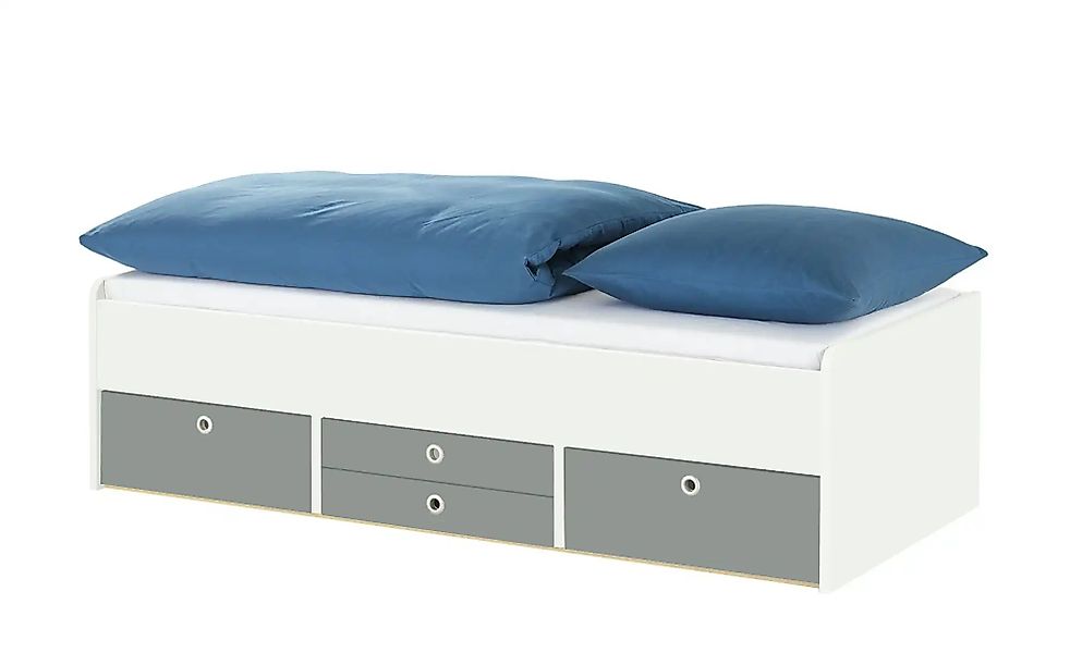 Schubkastenbett  Grow Up ¦ weiß ¦ Maße (cm): B: 97 H: 54,5 Betten > Bettges günstig online kaufen