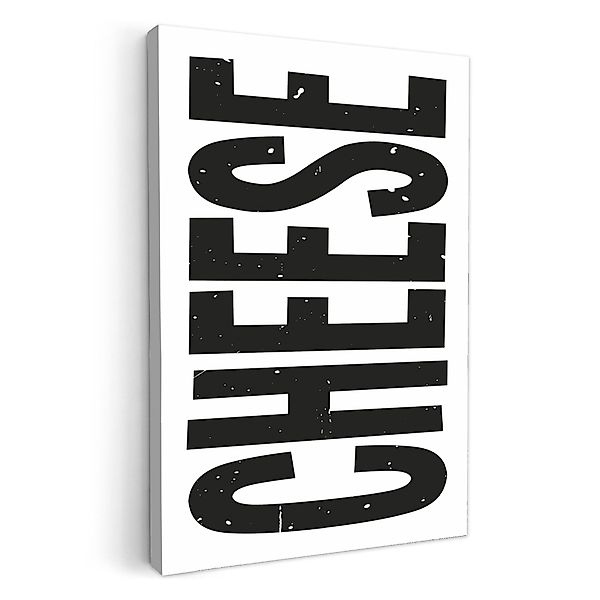 OneMillionCanvasses® Leinwandbild Schwarz - Vintage - günstig online kaufen