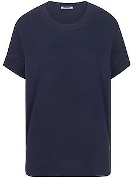 Rundhals-Pullover aus 100% SUPIMA®-Baumwolle Peter Hahn blau günstig online kaufen