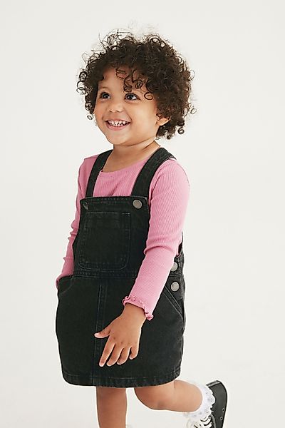 Next Latzkleid Trägerkleid aus Denim (1-tlg) günstig online kaufen