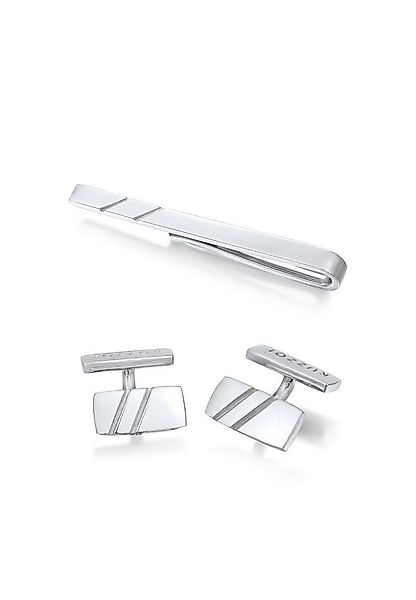 Kuzzoi Manschettenknöpfe Manschettenknöpfe Kravattennadel 925 Silber, Geo günstig online kaufen