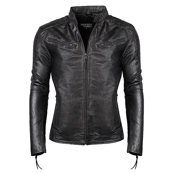 PAULGOS Lederjacke Herren Jacke Übergangsjacke Biker günstig online kaufen