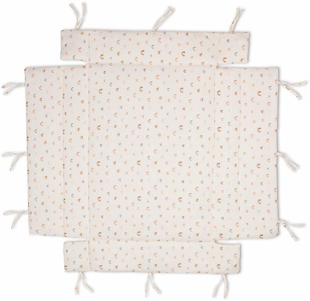 Fillikid Laufgittereinlage "Jersey, Rainbow beige" günstig online kaufen