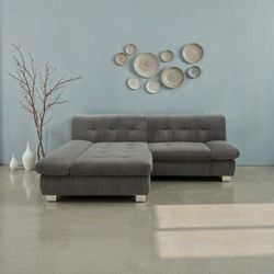 DOMO collection Ecksofa 100031 kompakte Stellmaße, günstig online kaufen