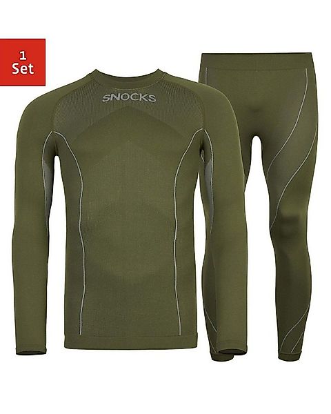 SNOCKS Thermounterhemd Thermounterwäsche mit Daumenloch für Herren (1-St) p günstig online kaufen