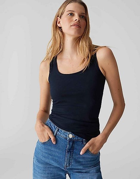 OPUS Trägertop Tanktop IMILIA Slim aus BCI Cotton Mix günstig online kaufen