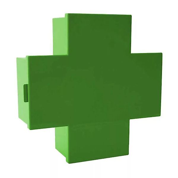 Cappellini - Cross Medizinschrank - grün/glänzend/BxHxT 43,5x43x15,5cm günstig online kaufen